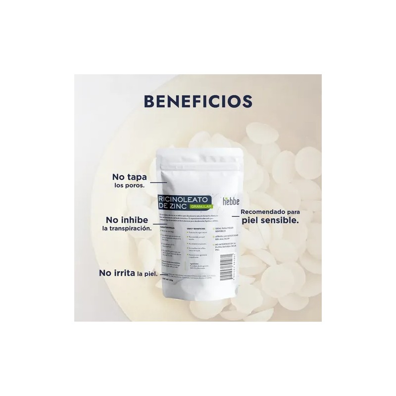 Ricinoleato De Zinc Puro Para Desodorante Sólido 250g