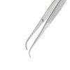 REMOS Tweezers Curved, Stainless, Length 12.5 cm