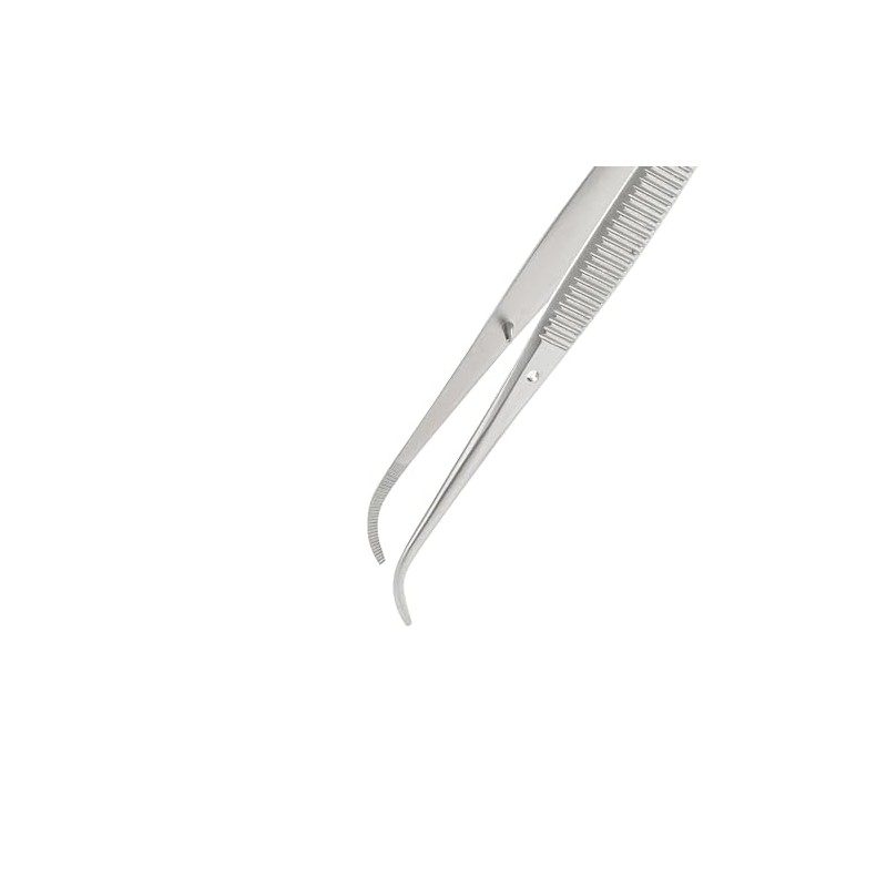 REMOS Tweezers Curved, Stainless, Length 12.5 cm