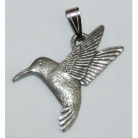 Hummingbird Harris Fine Pewter Pendant USA Made