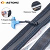 KASTONG 2 Layer Water-resistant Fishing Bait PVC Clear Storage Bag
