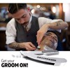 Groomarang Beard Razor for Men with Leather Case