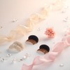 2Pcs Brown Women Soft Sponge Foam Hair, Clip Hair Comb