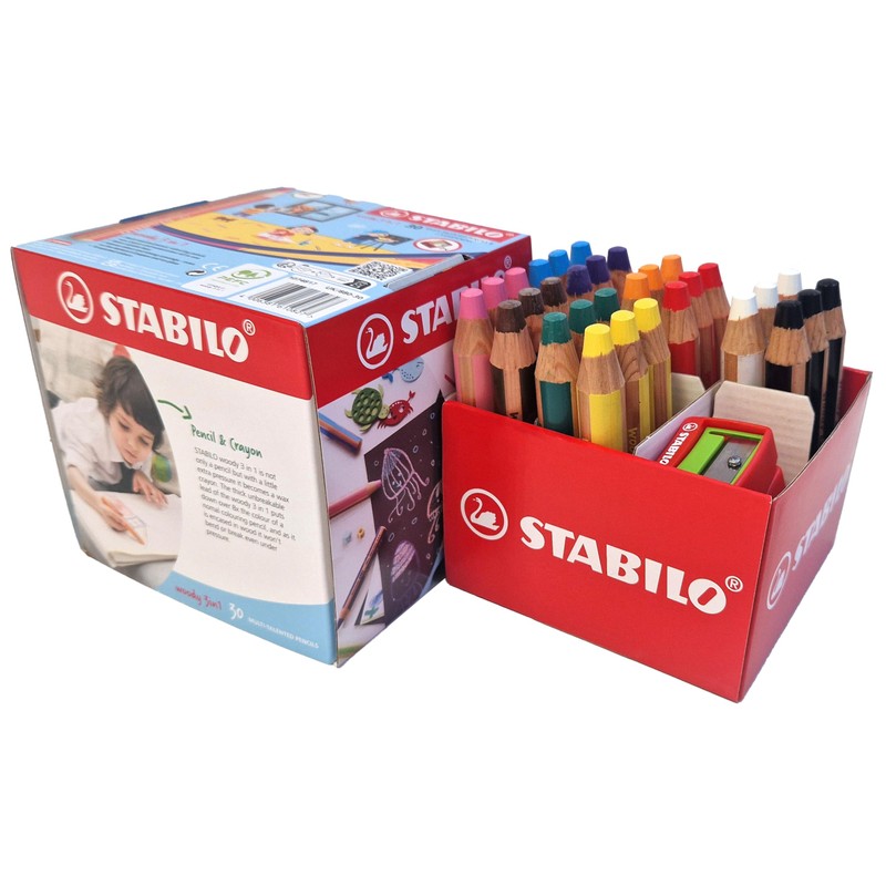 Multi-Talented Pencil - STABILO woody 3 in 1 - Classpack