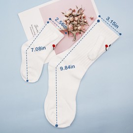 KJMYYXGS 3 Pair Hand in Hand Socks Funny Magnetic Hand Holding Fmaily Friends Socks Couple Mid-Tube Friendship Novelty Socks (White)