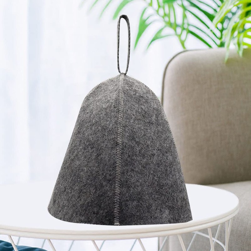 Samcos Sauna Hat, Set of 2, Sauna Cap, High Heat