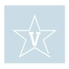 Craftique Vanderbilt Decal (White Star V Decal (3''4''6''12''18''), 3 in)
