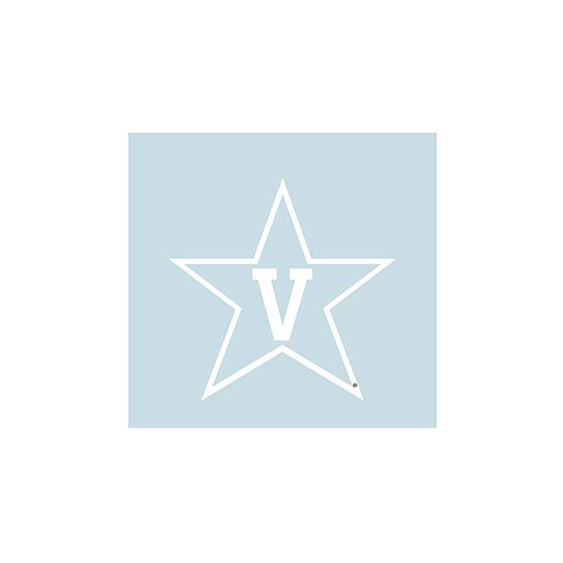 Craftique Vanderbilt Decal (White Star V Decal (3''4''6''12''18''), 3 in)