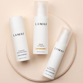 LAMAV Hydration Organic Skincare Essentials, 3 Item Pack