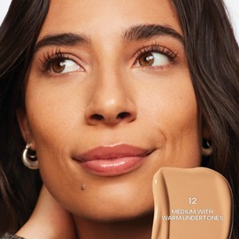 Saie Slip Tint Radiant Cream Concealer - All-Over Concealer for Dark Circles, Redness + Blemishes - Lightweight Formula Enriched with Hydrating Hyaluronic Acid - Shade 12 (0.17 oz)