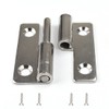 4Pcs 2-inch Long Steel Small Slip Joint Hinge,Lift Off Door