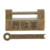 Vintage Chinese Style Copper Lock for Jewelry Box Horizontal Security