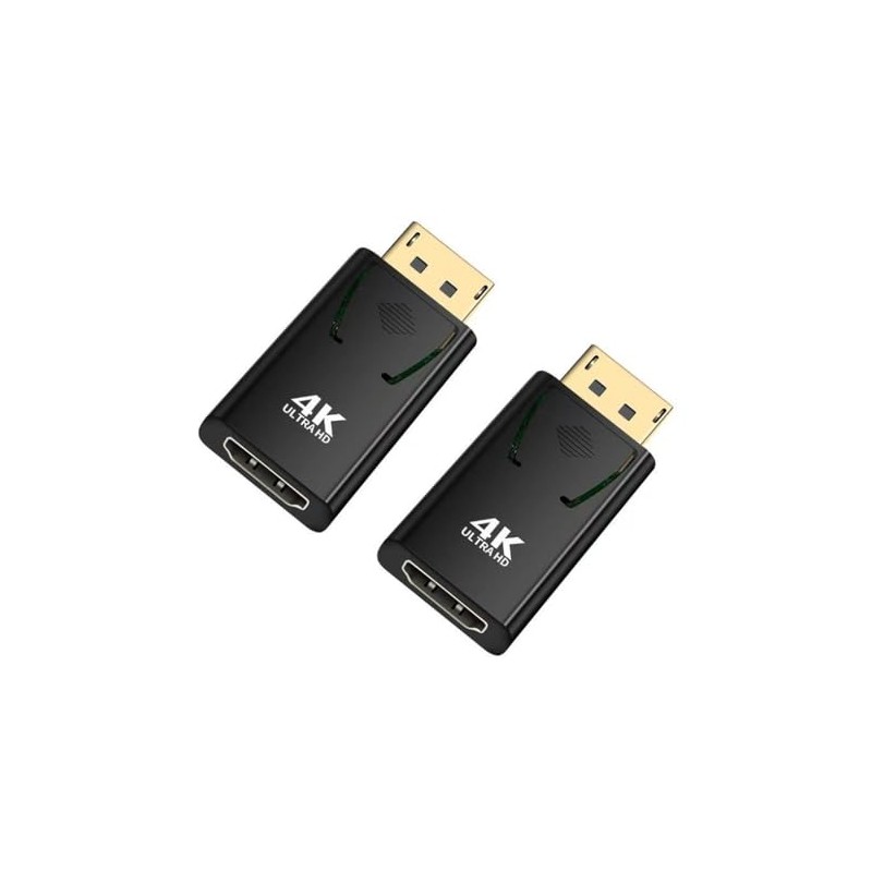 DisplayPort to HDMI, 4K DP to HDMI Adapter for Dell,