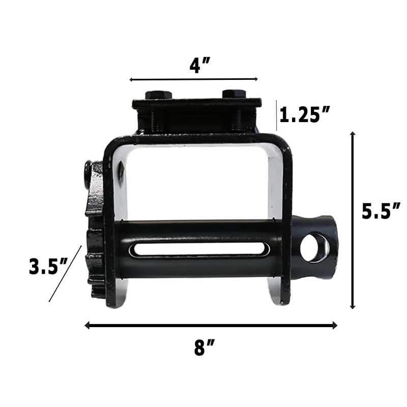 Boxer Heavy Duty Bolt On Winch for Flatbed Trailer –