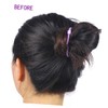 NOLITOY Ladies Fashion Curly Hair Extension Bun Wavy Synthetic Scrunchie