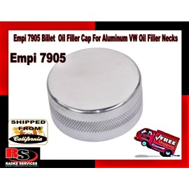 BUGPACK VW  BILLET CAP FOR SMOOTH OIL FILLER NECKS POLISHED FINISH EMPI 7905