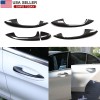 momocar Carbon Fiber ABS Side Door Handle Trim For Benz