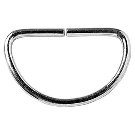 Merriway BH03148 (10 Pcs) Curtain D-Ring, 32 mm (1.1/4 Inch), Nickel Plated - Pack of 10 Pieces