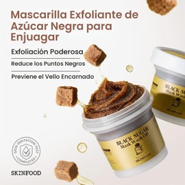 Skinfood Black Sugar Mask Wash Off Exfoliator, 3.53 Ounce
