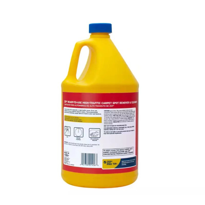 1 Container High Traffic Carpet Cleaner, Concentrated Formula 1 Gallon