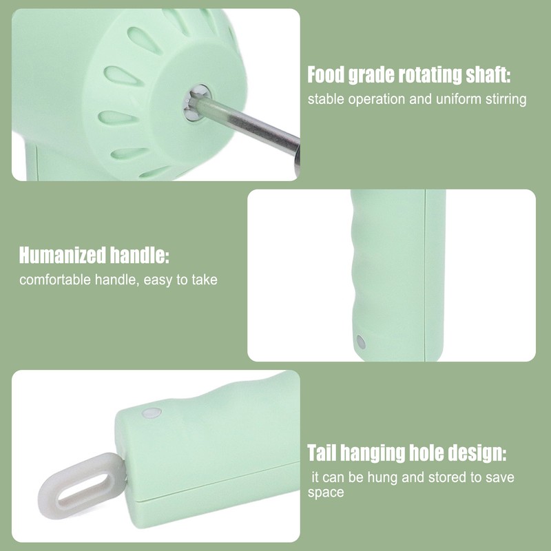 Electric Cordless Hand Mixer Small Household 3 Speed Changing Whisk