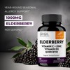 Sandhu's Elderberry Capsules with Vitamin C, Zinc & Quercetin, 120
