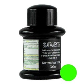 Highlighter Ink Green Fluorescent Handmade Premium Fountain Pen Bottled Ink