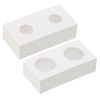 PATIKIL 2x2 Coin Flips, 500 Pack 20.5-40mm Cardboard Coin Holder