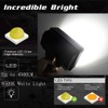 JASLITE 2PACK 6.3IN 45W Led Work Lights 12v/24v 4500LM 6500K