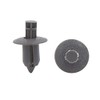 uxcell 20pcs 6.5mm Hole Plastic Push Type Rivet Fastener Door