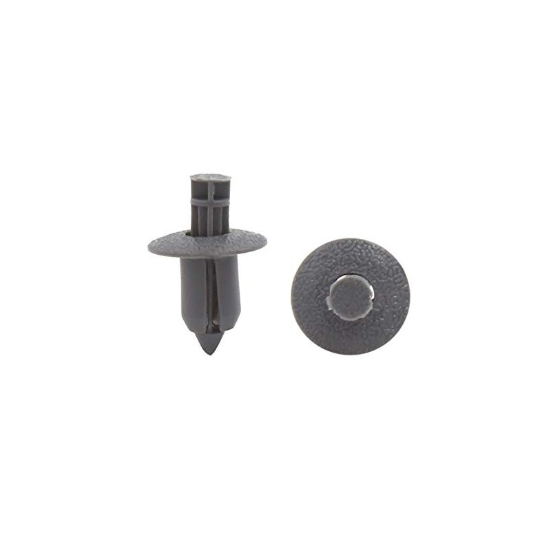 uxcell 20pcs 6.5mm Hole Plastic Push Type Rivet Fastener Door