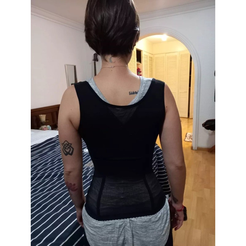 SYKIndustry Faja Colombiana Chaleco Corset Modeladora Tallas Extr S-6xl