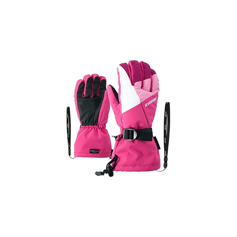 Ziener Children's LANI GTX glove junior ski gloves, pink blossom,