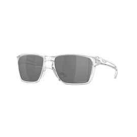 Oakley OO9448 Sunglasses Bundle: OO 9448 944829 Sylas Polished Clear Prizm Bla and Eyewear Cleaning Kit