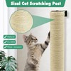 Apatal Wall Mounted Scratching Post for Cats 16 Inches Sisal