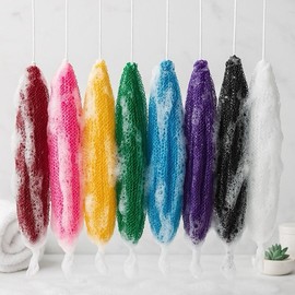Luxe African Net Sponge Smooth Personal Bath:_Sapphire