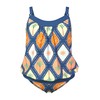 Ulla Popken Tankini, Enya, Hawaiian Chess Set, Blu Balena, 46-48