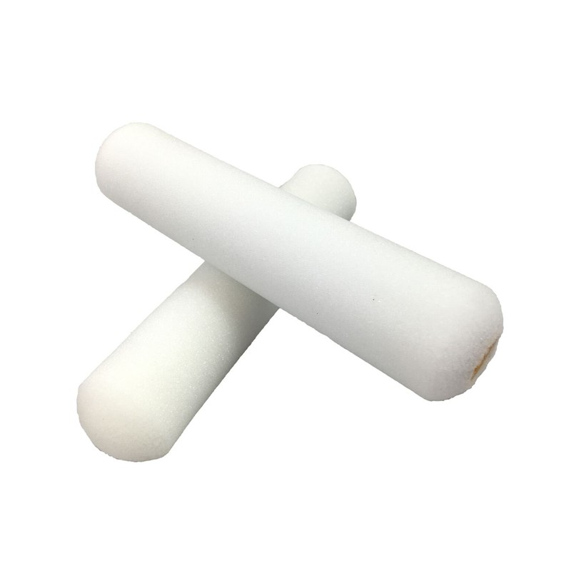 Shur-Line 4950C 6-Inch Foam Mini Roller Cover Refills, 2-Pack