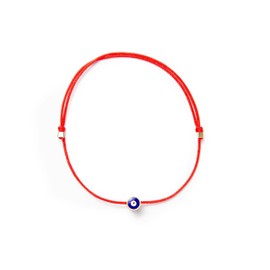 NAZ COLLECTION - Dainty Enamel Evil Eye Bracelet - Friendship Bracelet - String Evil Eye Jewelry Mexican Bracelet Mal De Ojo Turco - Protection Bracelet - Luck Amulet for Women, Men, Family & Friends,