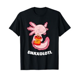 Axolotl Snaxolotl Axolotl Axolotl Candy Snaxolotl T-Shirt, black