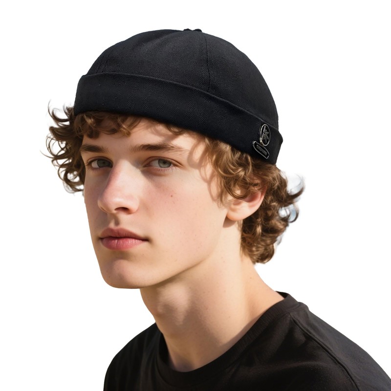 Croogo Fisherman Cap, Worch Cap, Roll Cap, Men's, Personality, Islamic