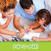 Crayola Shaped Neon Antibacterial Bandages for Kids, 100 CT -