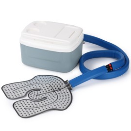 Ice Therapy Machine System for Knee After Surgery, Cold Therapy Machine Knee Replacement Recovery System, Cryotherapy Unit for Sports Injuries, Sprains, Reduce Swelling (Gray)