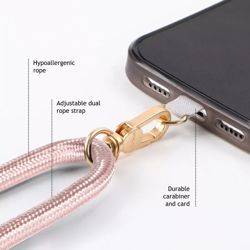 Prodigee Correa Cruzada Ajustable Y Desmontable - Rosa