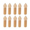 10pcs 3D Printer Extruder Brass Nozzles High Temperature Resistance Wear
