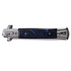Switchblade Spring Folding Knife Push Button Pocket Comb Oil Hair