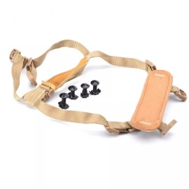 New Coyote MICH ACH ECH Ballistic Helmet 4-Point Retention Chin Strap H Harness