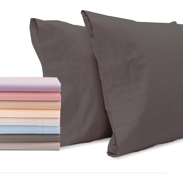 Superity Linen Pillowcases - 100% Cotton Cool, Breathable, Soft, Comfortable