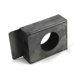 WYZBEN New Gate Lockbox Single Hole Weldable Steel 3 1/2" x 4 1/4" x 1 1/2" Unpainted
