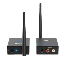 1Mii Wireless Audio Transmitter Receiver, No Delay, Long Range Transmission, RCA Output + Input (Transmitter + Receiver), Transmitter & Receiver Set, HiFi Sound Quality, 2.4G to transmit TV audio, TV